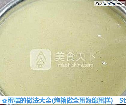 蛋糕大全做法第六步骤