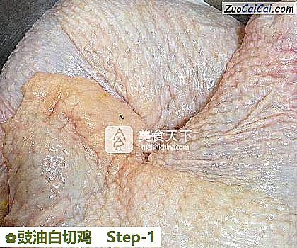 豉油白切鸡做法第一步骤