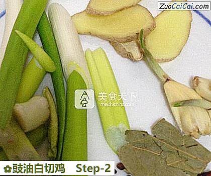 豉油白切鸡做法第二步骤