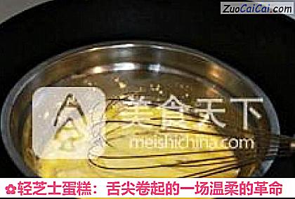 轻芝士蛋糕：舌尖卷起的一场温柔的革命做法第二步骤