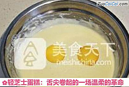 轻芝士蛋糕：舌尖卷起的一场温柔的革命做法第四步骤