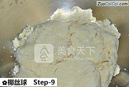 椰丝球做法第九步骤