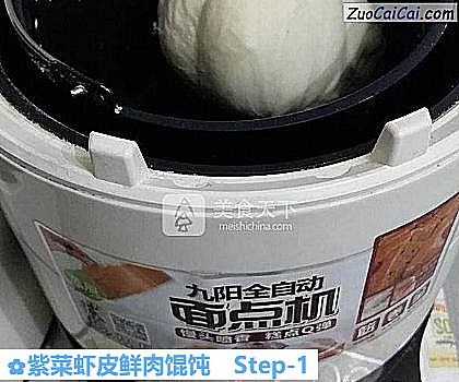 紫菜虾皮鲜肉馄饨做法第一步骤