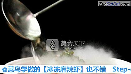 冰冻麻辣虾做法第七步骤