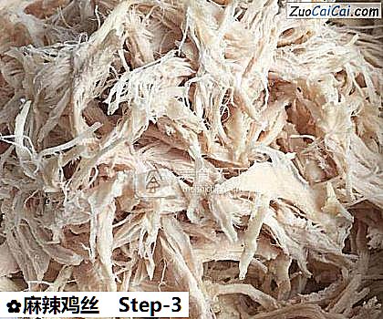 麻辣鸡丝做法第三步骤