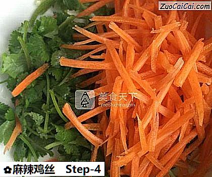 麻辣鸡丝做法第四步骤