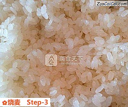 烧麦做法第三步骤