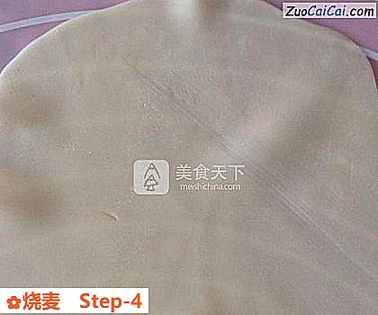 烧麦做法第四步骤