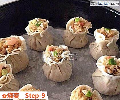 烧麦做法第九步骤