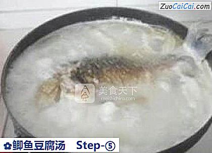 鲫鱼豆腐汤做法第五步骤
