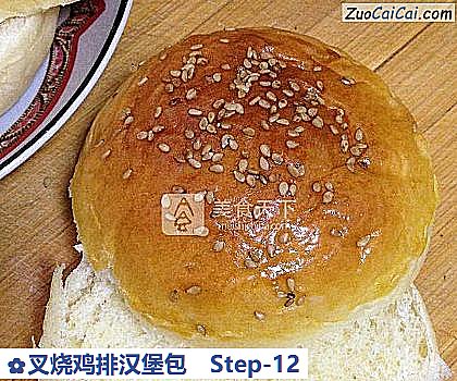 叉烧鸡排汉堡包做法第十二步骤