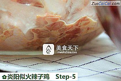 炎阳似火辣子鸡做法第五步骤