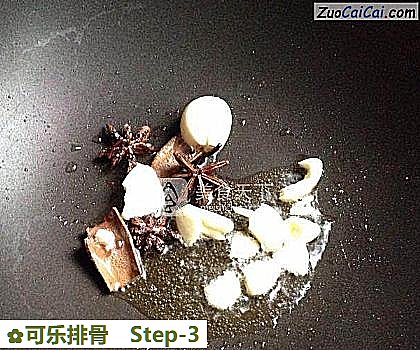可乐排骨做法第三步骤