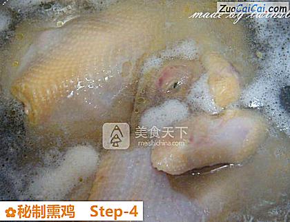 秘制熏鸡做法第四步骤