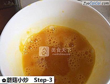 蘑菇小炒做法第三步骤