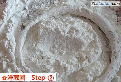 洋葱圈做法第二步骤