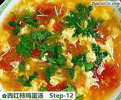 西红柿鸡蛋汤做法第十二步骤