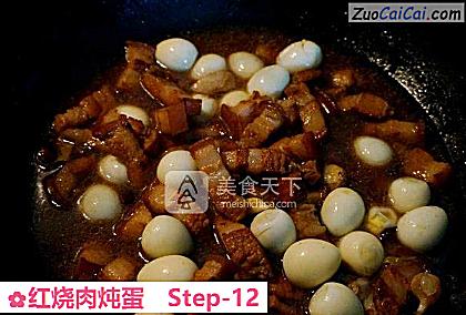 红烧肉炖蛋做法第十二步骤