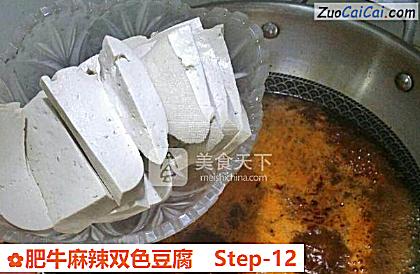 肥牛麻辣双色豆腐做法第十二步骤