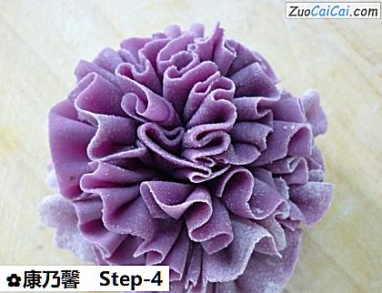 康乃馨做法第四步骤