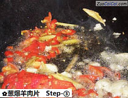 葱爆羊肉片做法第三步骤