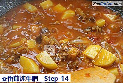 番茄炖牛腩做法第十四步骤