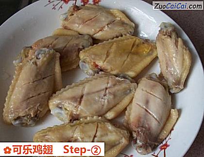 可乐鸡翅做法第二步骤