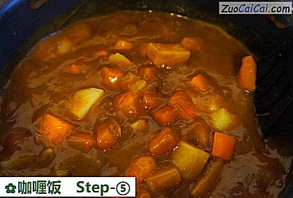 咖喱饭做法第五步骤