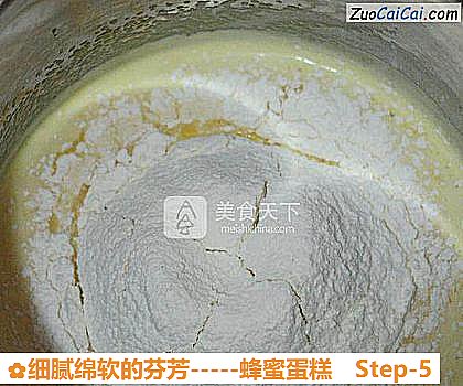 -蜂蜜蛋糕做法第五步骤