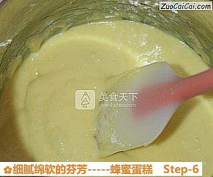 -蜂蜜蛋糕做法第六步骤