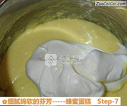 -蜂蜜蛋糕做法第七步骤