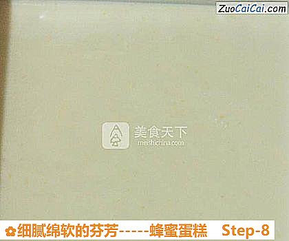 -蜂蜜蛋糕做法第八步骤