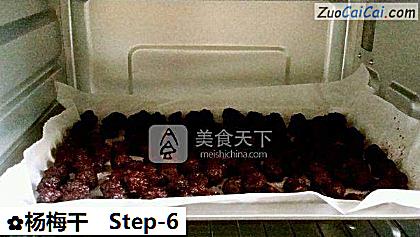 杨梅干做法第六步骤