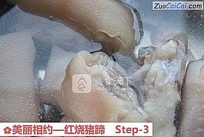 红烧猪蹄做法第三步骤