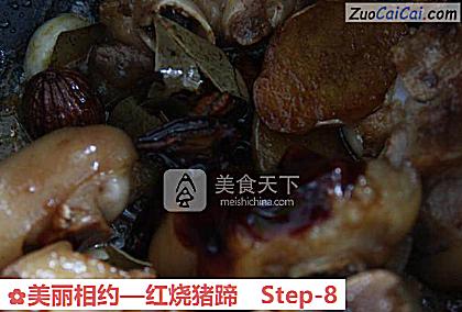 红烧猪蹄做法第八步骤