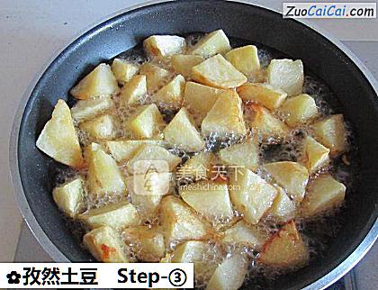 孜然土豆做法第三步骤