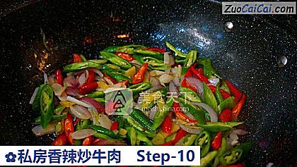 私房香辣炒牛肉做法第十步骤