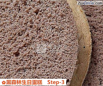 黑森林生日蛋糕做法第三步骤