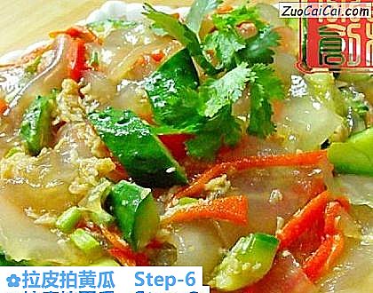 拉皮拍黄瓜做法第六步骤