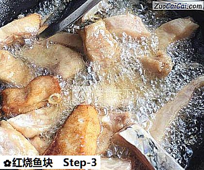 红烧鱼块做法第三步骤