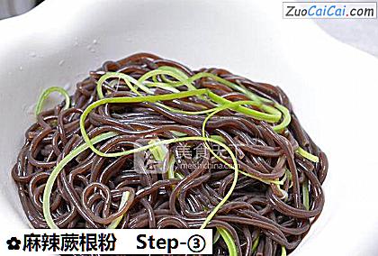 麻辣蕨根粉做法第三步骤