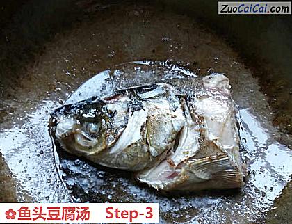 鱼头豆腐汤做法第三步骤