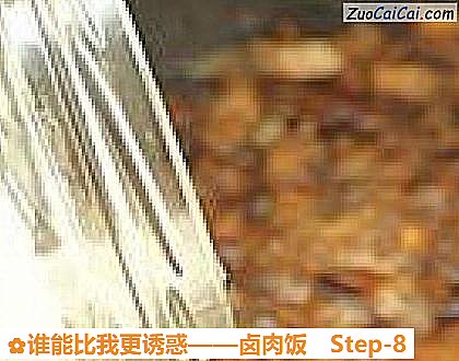 卤肉饭做法第八步骤