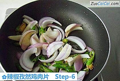 辣椒孜然鸡肉片做法第六步骤