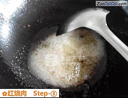 红烧肉做法第三步骤