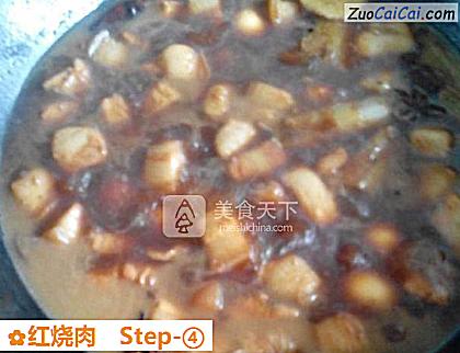 红烧肉做法第四步骤