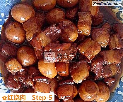 红烧肉做法第五步骤