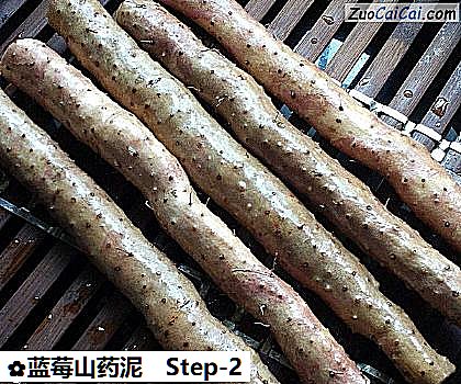蓝莓山药泥做法第二步骤