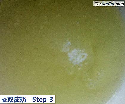 双皮奶做法第三步骤