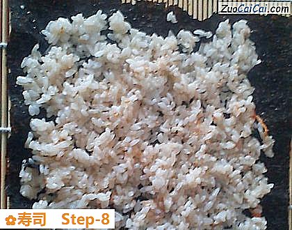 寿司做法第八步骤
